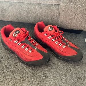 NIKE AIR MAX 95 HABANERO RED MENS SNEAKERS SIZE 11.5!